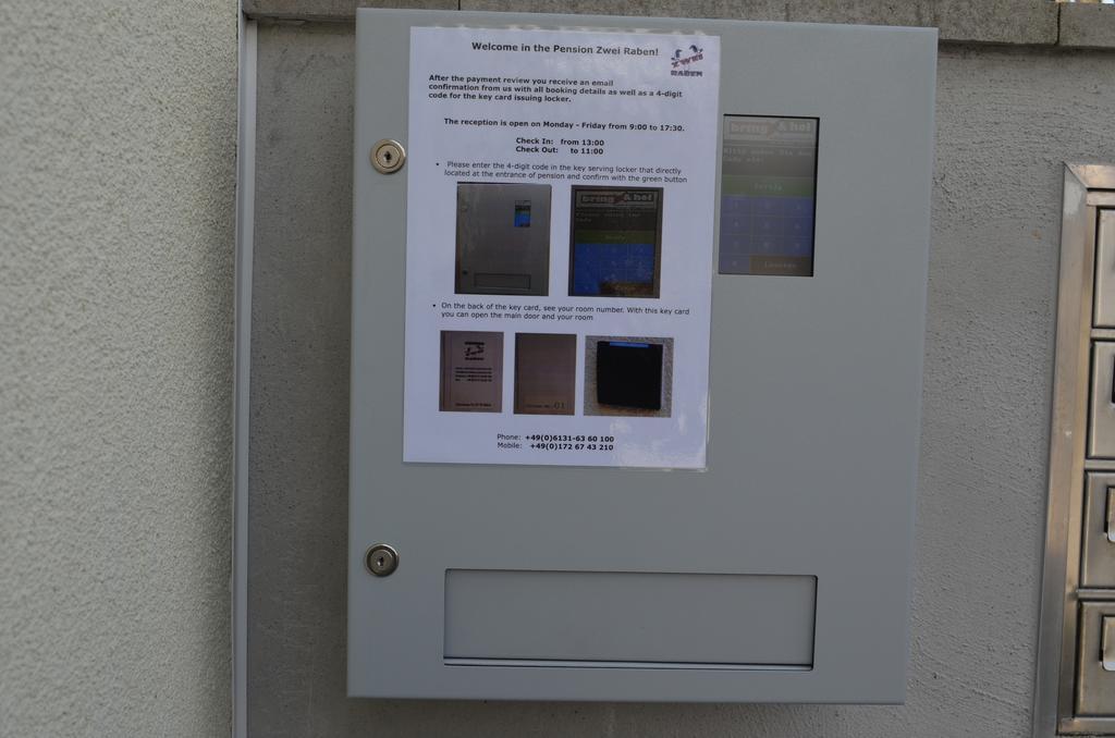Zwei Raben Pension Mainz Exterior foto